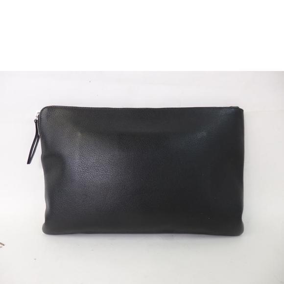 Balenciaga Bag Leather Clutch Black - Picture 1 of 6
